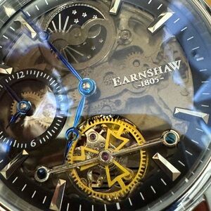 Earnshaw Automatic Dual Time Watch ES-8063-04